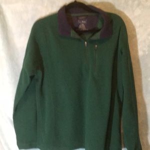 LL Bean zippered top
